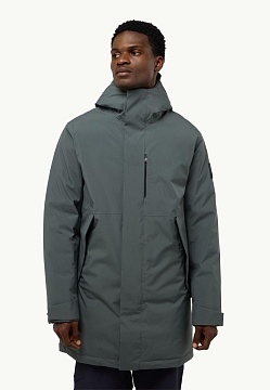 Пальто мужское утепленное с капюшоном Jack Wolfskin BRANDENBURGER COAT M