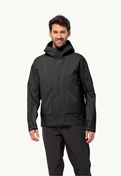 Куртка мужская с капюшоном Jack Wolfskin WANDERMOOD 3L JKT M